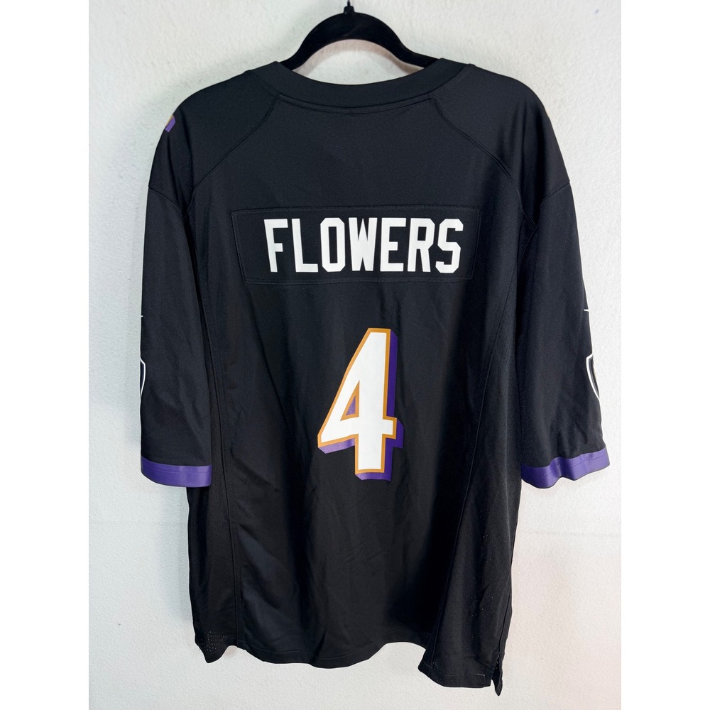 Mens Zay Flowers #4 Baltimore Ravens Nike XXL Football Alternate Game Jersey NWT